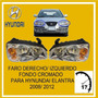 Faro Fondo Cromado Hyundai Elantra 2008-2012 Hyundai Elantra