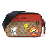 Bandolera Coach Graham Snoopy Ce746 + Envío Gratis