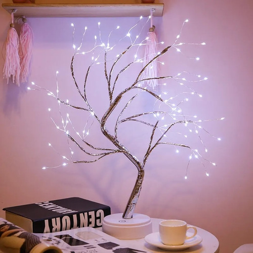 Luz Nocturna Led, Cuento De Hadas, Árbol, Alambre De Cobre