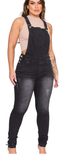 Macacão (jardineira) Feminina Skinny Jeans E Sarja