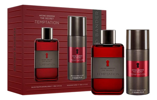 Kit The Secret Temptation 100ml + Desodorante Spray 150ml