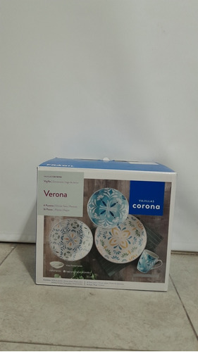 Set De Vajilla Corona Modelo Verona 16 Piezas