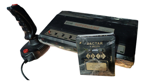Super Game Atari Vg2800 Original + Cartucho Com 4 J0g0s 