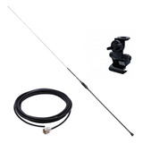 Antena Px Para Ducato Argentina Viúva Negra Suporte E Cabo