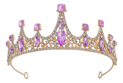 Mosaico De Tiara Con Forma De Corona De Princesa Para Niñas