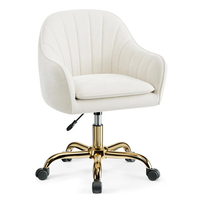 Cadeira De Penteadeira Bestera Comfy Home Office Com Rodas V | Parcelamento sem juros