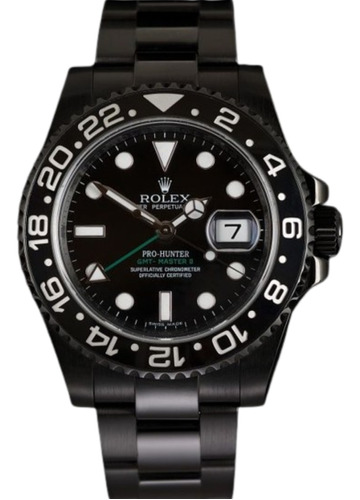 Reloj Rolex Gmt Master Ii Black- Panther Edition -calendario