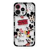 Bonita Funda De Teléfono De Mickey Minnie Para iPhone 15 14