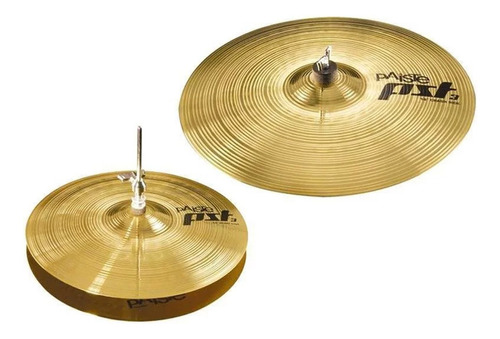 Paiste Pst3 Essential Set Hi Hat 14 Crash 18 Color Bronze