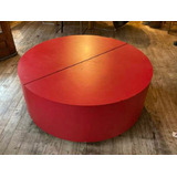 Mesa Decorativa Móvil - Modular - Roja
