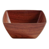 Ensaladera Bowl Madera Nogal Bazar Color Marrón Oscuro