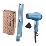 Kit Travel Babyliss Pro 3 Unidades Color Celeste