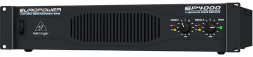 Amplificador Poder 4000w Behringer Ep4000 Color Negro Potencia De Salida Rms 4000 W