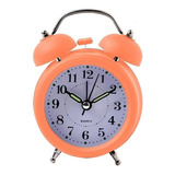 Reloj Despertador Antiguo Metalico Doble Campana Colores