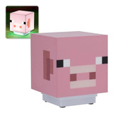 Pig Minecraft Cerdo Lampara Led Sonido Paladone Original