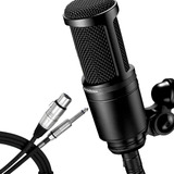 Microfone Condensador Audio Technica At2020 + Cabo Xlr De 5m