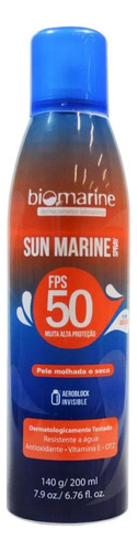 Protetor Solar Sun Marine Spray Fps 50 Biomarine 