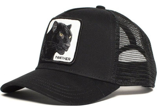 Gorra De Malla Con Protección Solar Y Bordado De Animal [u]