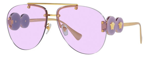 Versace Ve2250 14871a New Aviator Gold Violet