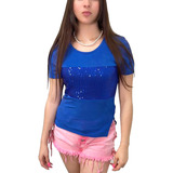 Polera Con Lentejuelas Hg11221