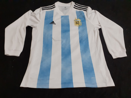 Camiseta De La Selección Argentina.año 2018.mangas Largas