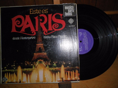 Este Es París - Montmartre - Place Pigalle - Telefunken - Lp