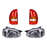 Kit Faros + Calaveras Chevrolet Chevy 2001-2002 Depo