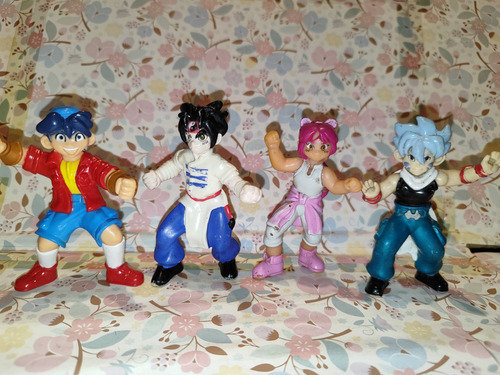 Figuras Bey Blade Burguer King Vintage Set Anime Beyblade