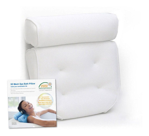 Bañera Spa Almohada Cojín Cuello Soporte Espalda Espuma Comf