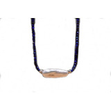 Collar De Lapis Lazuli ,perla  Y Plata 925 (svgemstones)