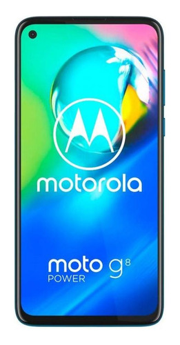 Celular Motorola Moto G8 64gb Azul Capri Muito Bom Trocafone