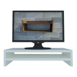 Soporte Base Elevador Para Monitor Blanco