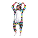 Pijama Gato Multicolor Enterizo Kigurumi 3-12 Años / Lhua 