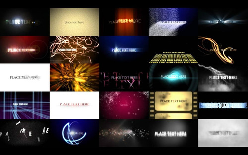 Pacote Com 100 Templates De Video Animados Para After Effect