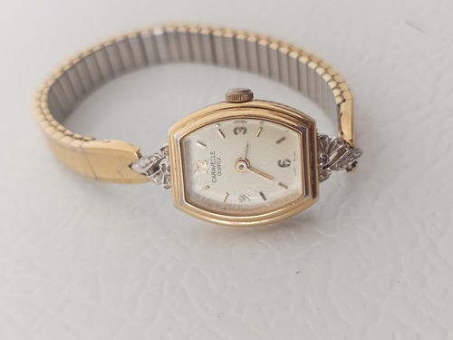 Reloj Caravelle Quartz By Bulova De Dama Estilo Vintage