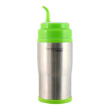 Termo Mate Acero Inoxidable 400ml Verde