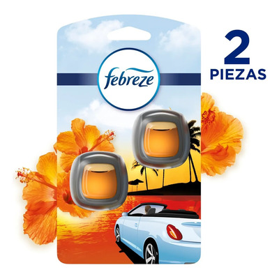 Aromatizante Para Auto Febreze Car Linen Sky 2 Piezas