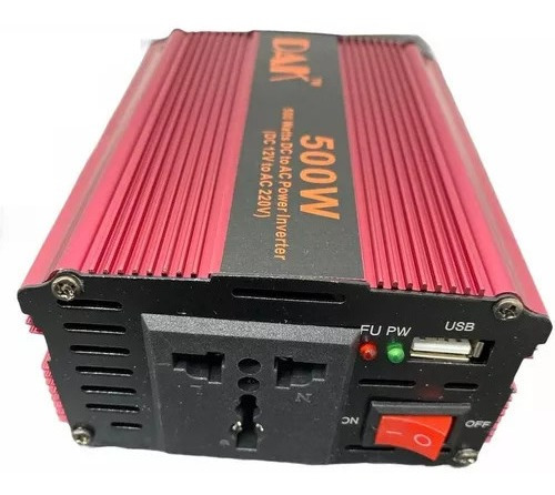 Inversor Voltaje Corriente 12v A 220v Auto Portatil 500w 210