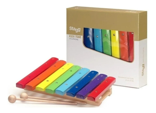 Stagg Xylo8 Xilofon De Madera 8 Notas Colores