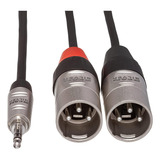 Hosa Hmx-015y Rean Cable De Conexión Estéreo Trs De 3,5 Mm A