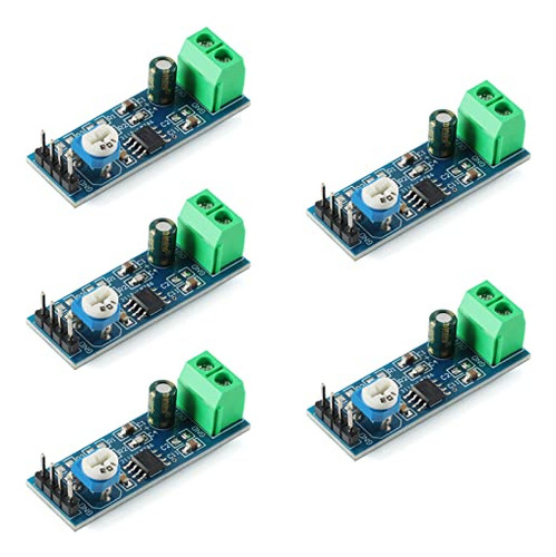 Módulo Amplificador De Audio Mono Lm386, 5 Unidades, 200 Vec