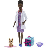 Barbie Juego De Veterinario Para Mascotas Con Muñeca Moren.