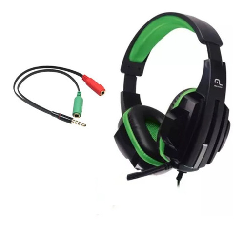 Fone Headset Gamer Multilaser Ph123 Ps4 Xbox One Pc P2 P3