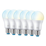 Lampara Led Inteligente Wiz Wifi Smart Blanca E27 X6 Un