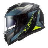 Casco Cerrado Ls2 Breaker Beta M Cobalto Mate/ama Ff390