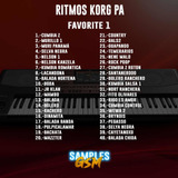 300 Ritmos Y 250 Samples Korg Pa