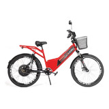 Bicicleta Elétrica Duos Confort Full 800w 48v 15ah, Vermelha