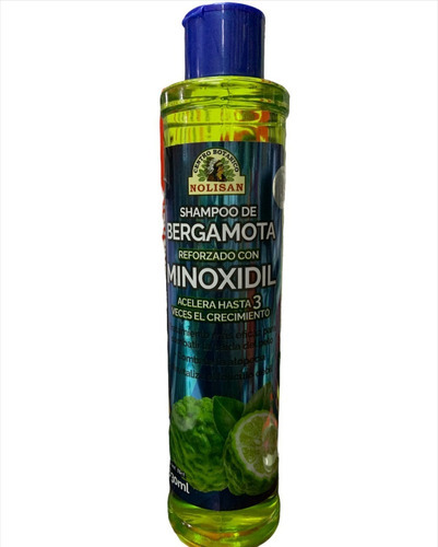  Shampoo De Bergamota Con Minoxidil 639ml Nolisan Crecimiento