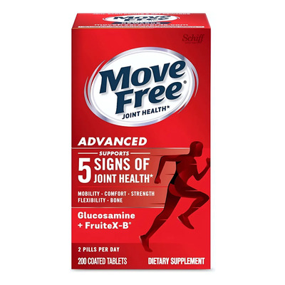Suplemento Move Free Advanced 200ct Glucosamina, Condritina | Envío gratis