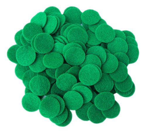 Green Craft - Círculos De Fieltro (1 Pulgada - 100 Uni...
